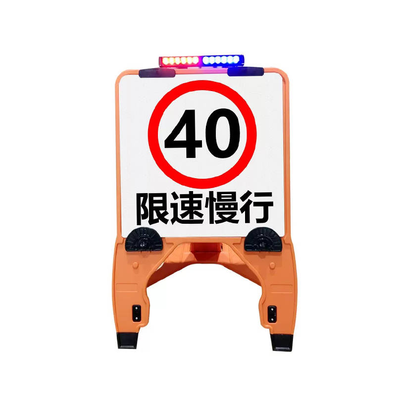 ป้ายจราจรแบบขยายได้ทรงสี่เหลี่ยมพลาสติก HDPE แบบพกพาพร้อมคลิปเปลี่ยนด่วน