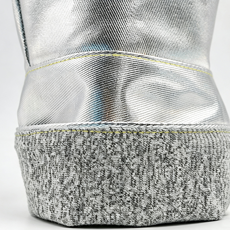 ถุงมือนิรภัยทนความร้อนอลูมิเนียมฟอยล์ 350°C