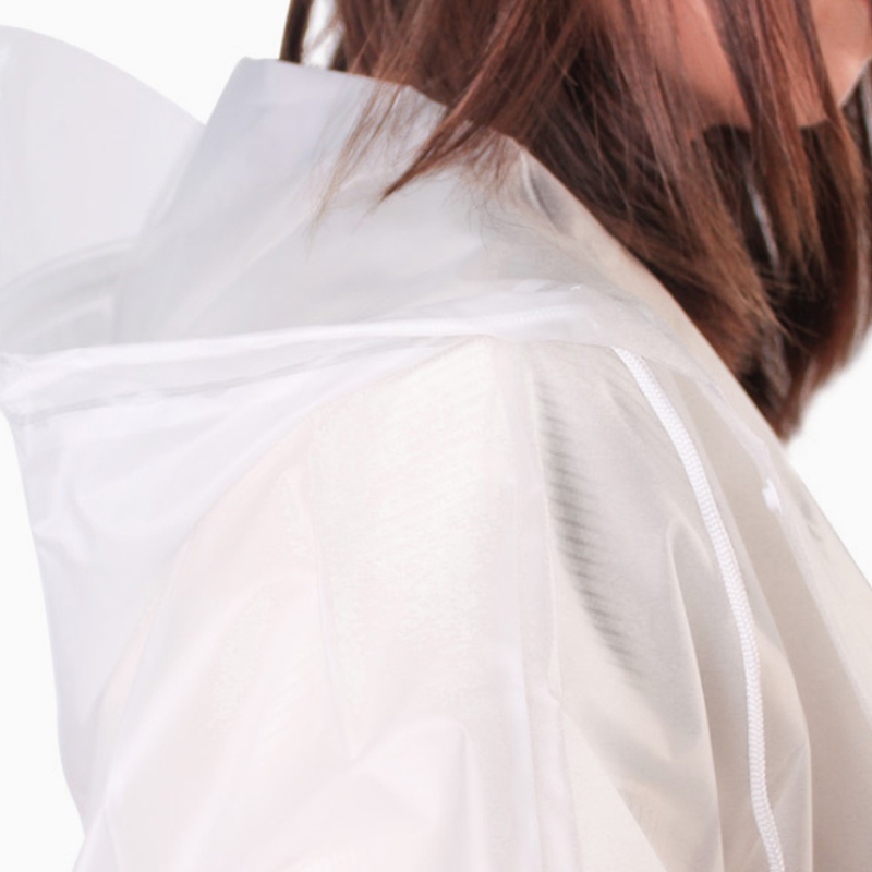 เสื้อกันฝนผู้ใหญ่ EVA แบบหนานำกลับมาใช้ใหม่ได้